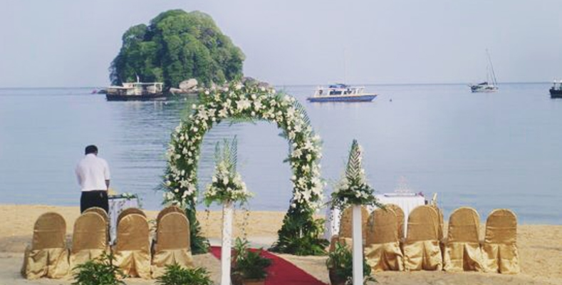 Berjaya Tioman Resort - Wedding Setup